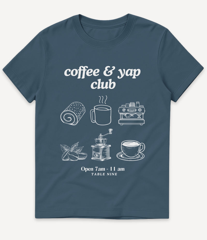 COFFEE & YAP CLUB T-SHIRT