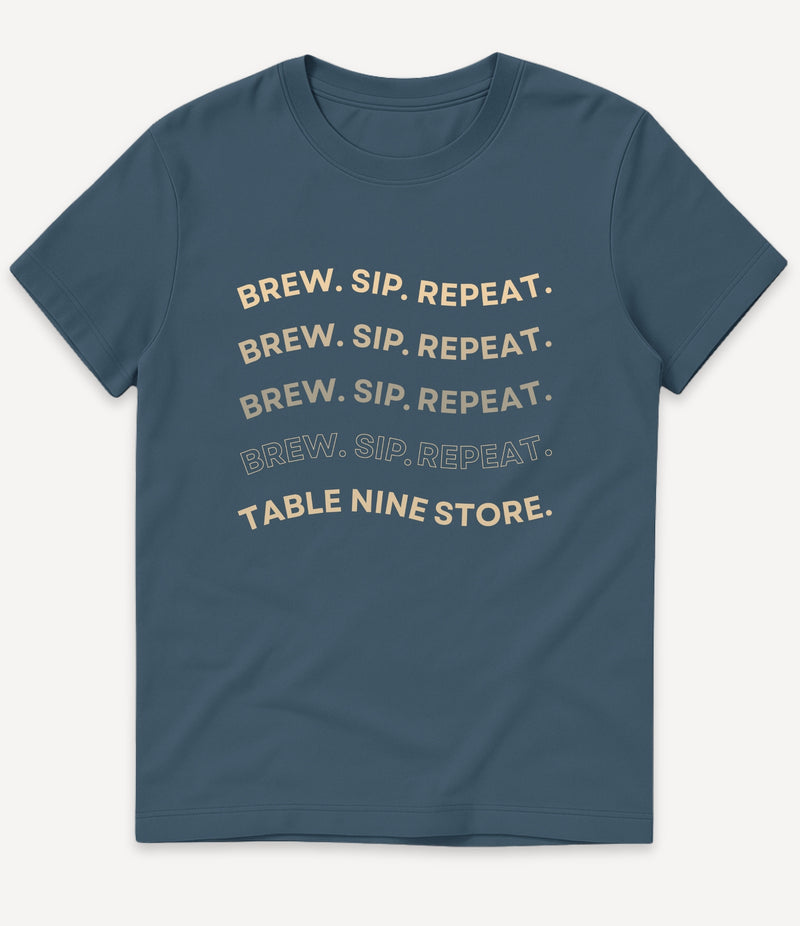BREW SIP REPEAT T-SHIRT