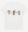 3 COFFEE CUPS T-SHIRT - Image 1