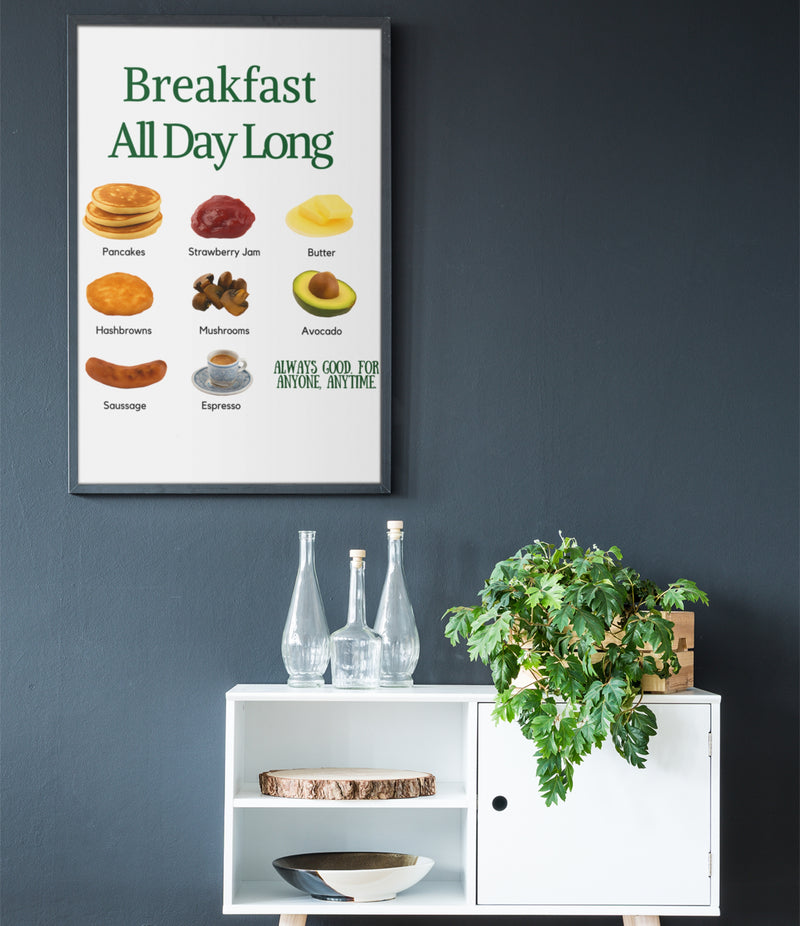 BREAKFAST ALL DAY LONG POSTER