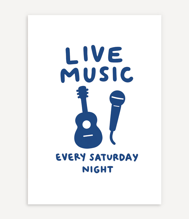 LIVE MUSIC POSTER