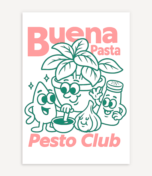 BUENA PASTA POSTER