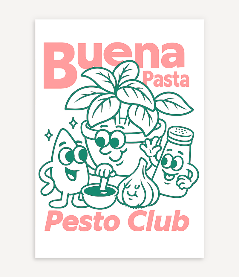 BUENA PASTA POSTER