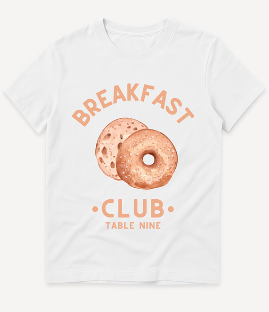 BREAKFAST CLUB BAGELS T-SHIRT