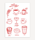 WHAT'S YOUR FAVORITE COFFEE POSTER - Image 1