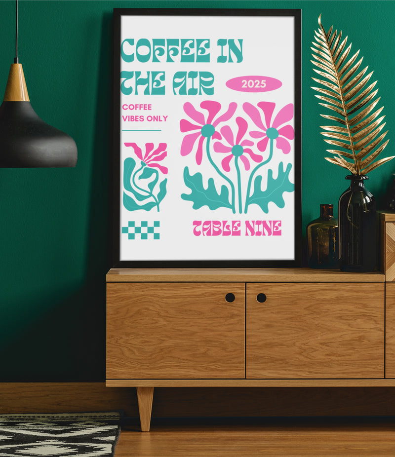 COFFEE IN THE AIR POSTER