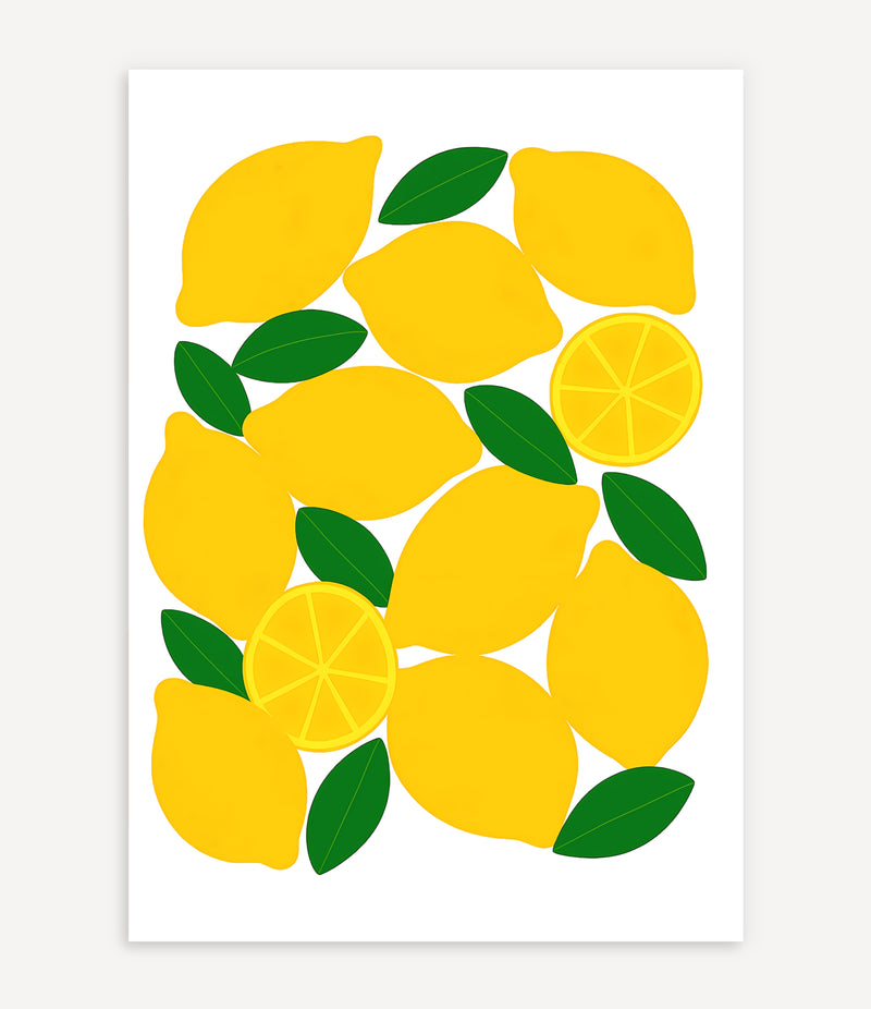 LEMON ART POSTER