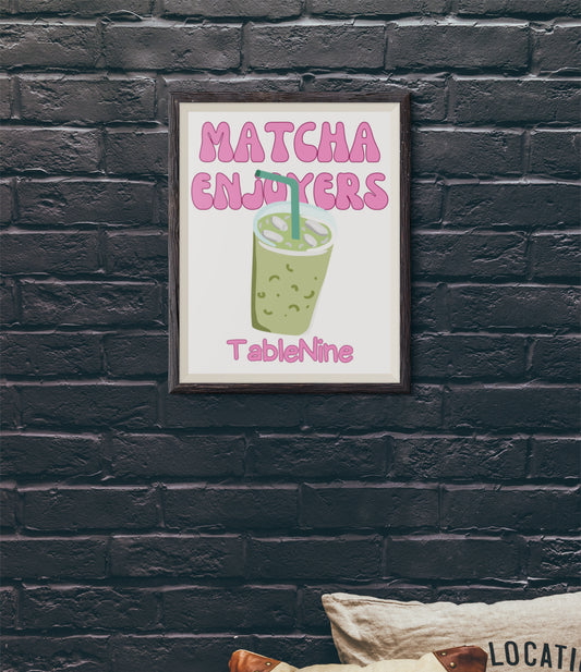 MATCHA ENJOYERS POSTER