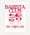 BARISTA CLUB POSTER - Image 1