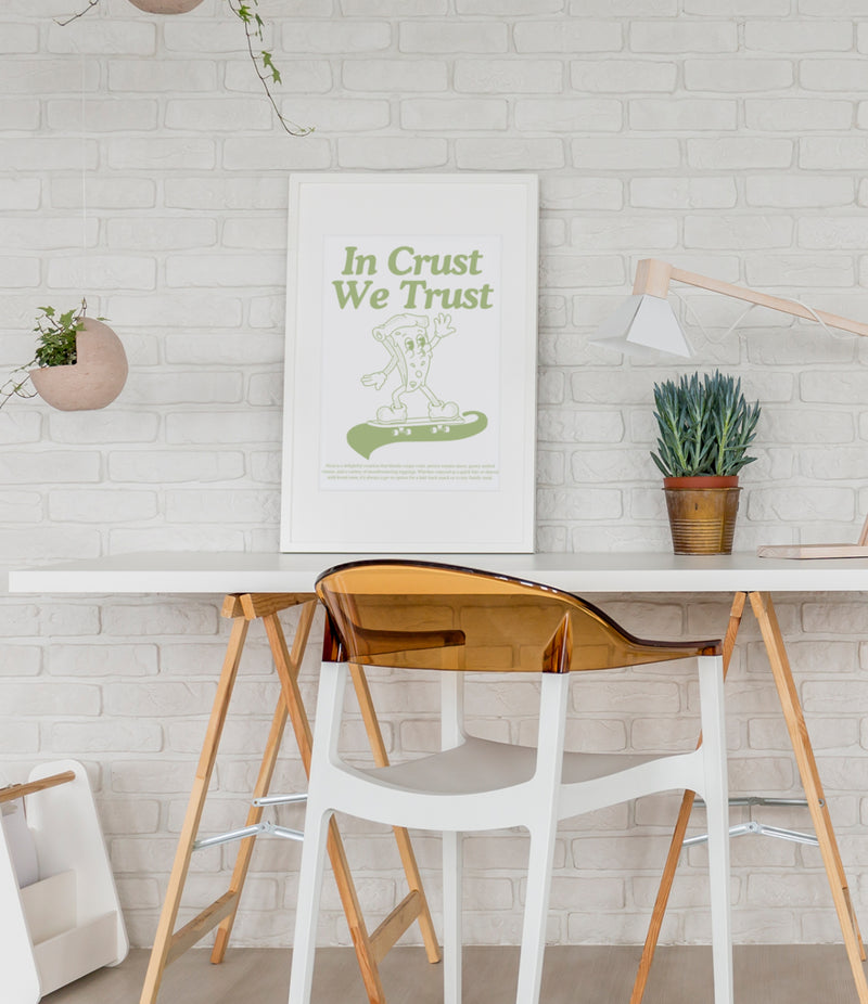 IN CRUST WE TRUST POSTER