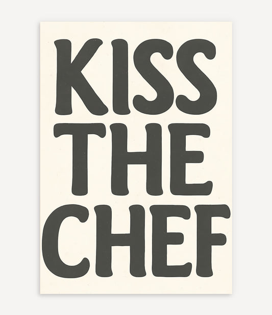 KISS THE CHEF POSTER