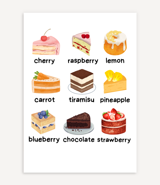 DESSERTS POSTER