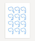 WHIMSICAL ELEPHANT POSTER - Image 1