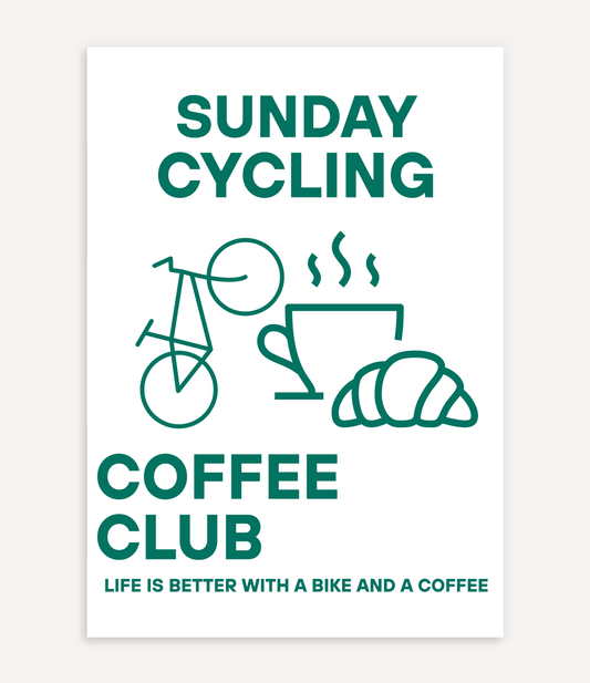 SUNDAY CYCLING CLUB POSTER