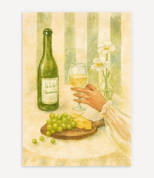 WINE AND CHEESE POSTER