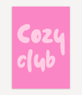 COZY CLUB POSTER IN ROSA - Image 1