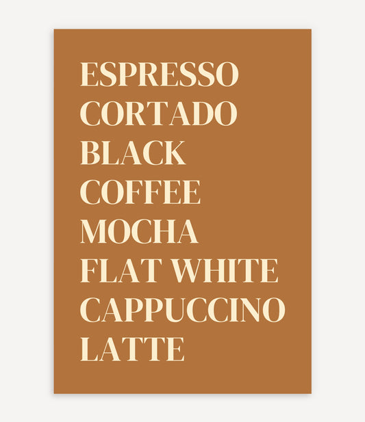 BRIGHT COFFEE POSTER