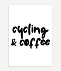 CYCLING & COFFEE POSTER - Image 1