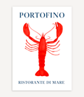 PORTOFINO LOBSTER POSTER - Image 1