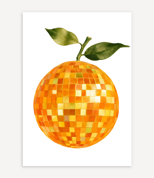 DISCO ORANGE POSTER