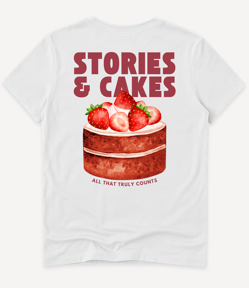 STORIES AND CAKES T-SHIRT