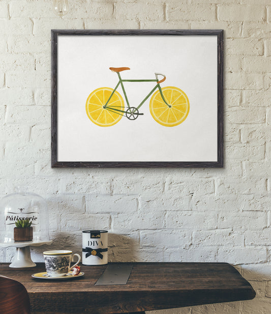LEMON BYCICLE POSTER