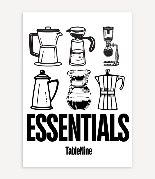 Coffee Essentials Poster