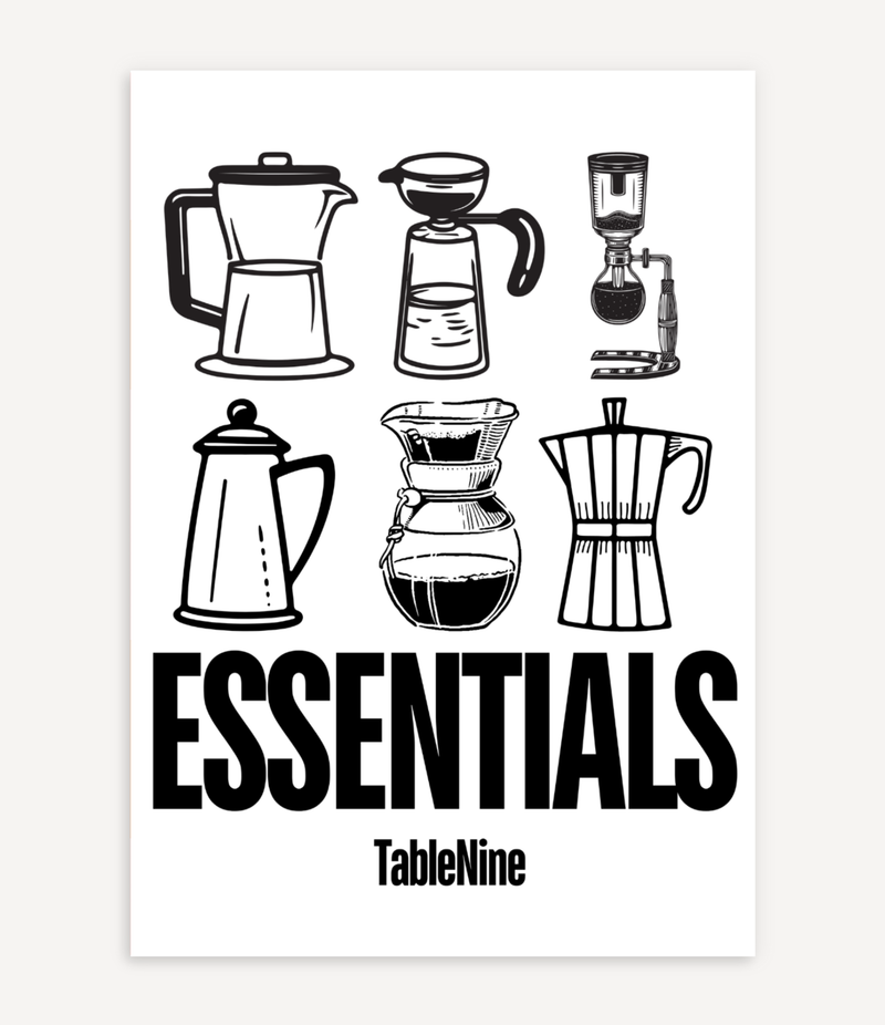 Coffee Essentials Poster