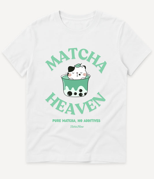 CAT MATCHA HEAVEN T-SHIRT