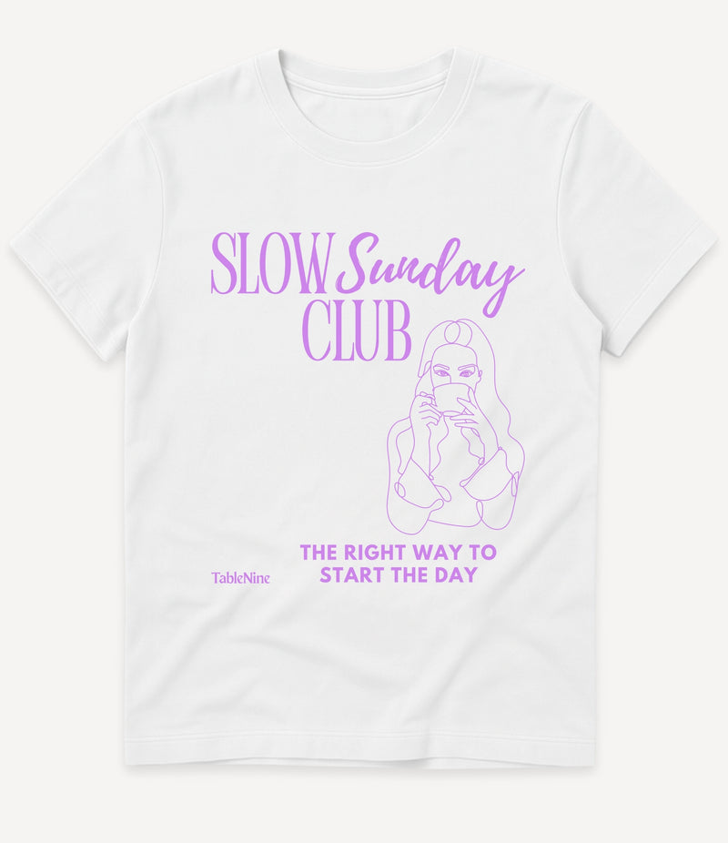 SLOW SUNDAY CLUB T-SHIRT