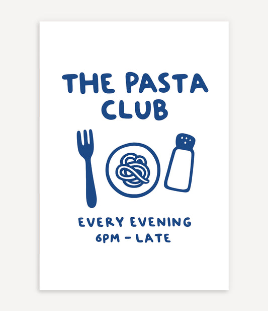 PASTA CLUB POSTER