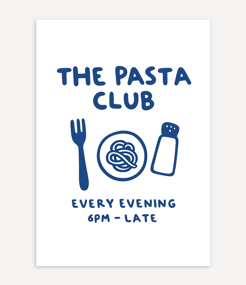 PASTA CLUB POSTER