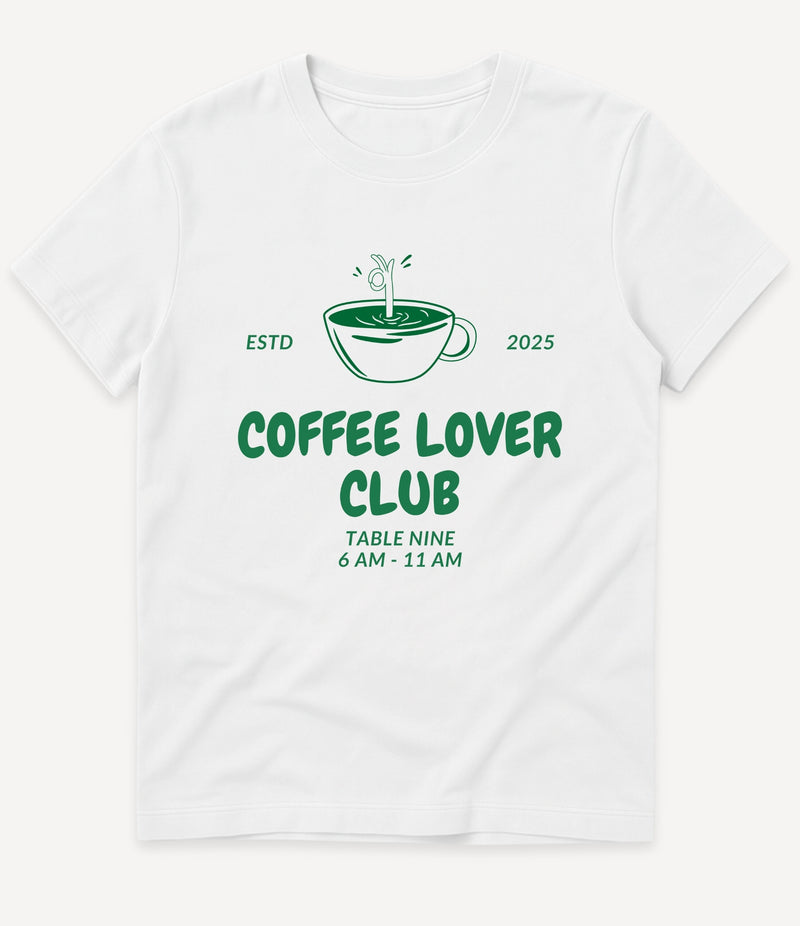 COFFEE LOVER CLUB 2025 T-SHIRT