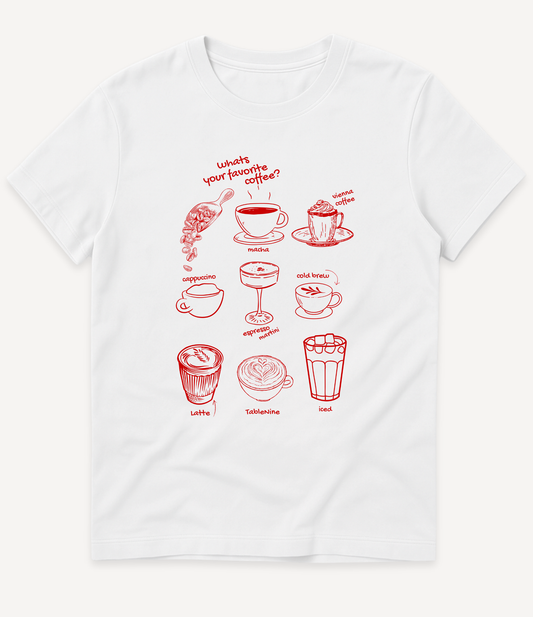 WHAT'S YOUR FAVORITE COFFEE T-SHIRT