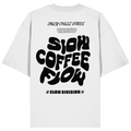 SLOW COFFEE FLOW OVERSIZED T-SHIRT - Organic Oversize Shirt - Image 1